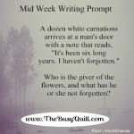 Writing Prompt – The White Carnations